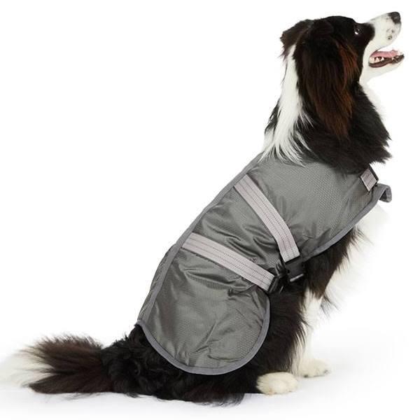 All Day Rip Stop Blanket Dog Coat Grey S