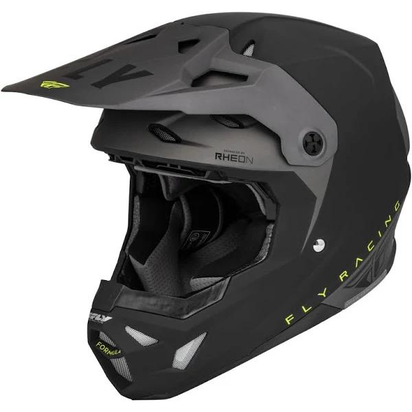 Fly Racing Formula CP Slant Helmet - Black/Grey - XS