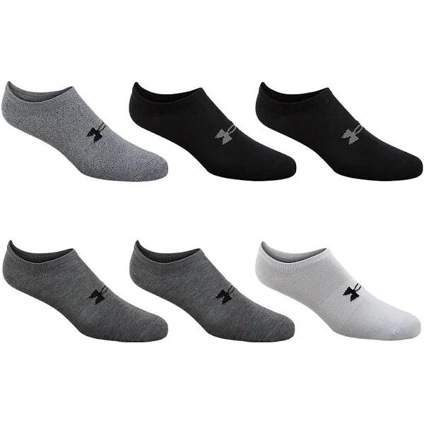 Under Armour Men's Essential Lite No Show Socks, 6-Pairs