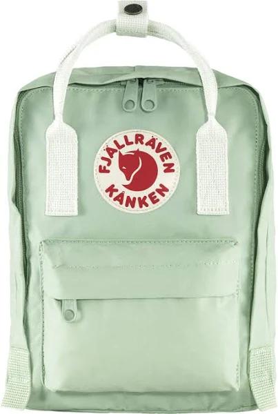 Fjallraven Kanken Mini Backpack - Mint Green/Cool White