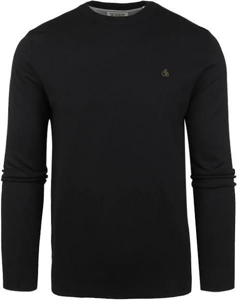 Scotch & Soda Classic Crewneck Pullover S Black AU755028