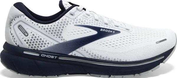 Brooks Ghost 14 Men's White/Grey/Navy