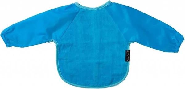 Sleeved Wonder Bib - Teal, Large