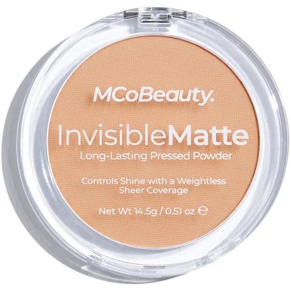 MCoBeauty Invisible Matte Long Lasting Pressed Powder - Nude Beige