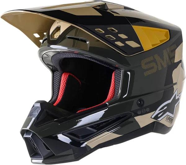 Alpinestars SM5 Helmet - Rover - Sand/Tangerine/Camo - Large 8303921-8049-LG