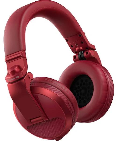 Pioneer DJ DJ Headphones, Red (HDJ-X5BT-R)