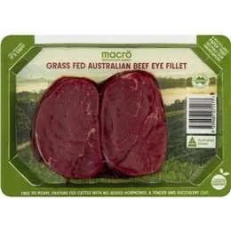 Macro Grass FED Australian Beef Eye Fillet 320g