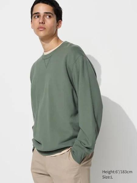 Uniqlo Sweatshirt - Green Size S