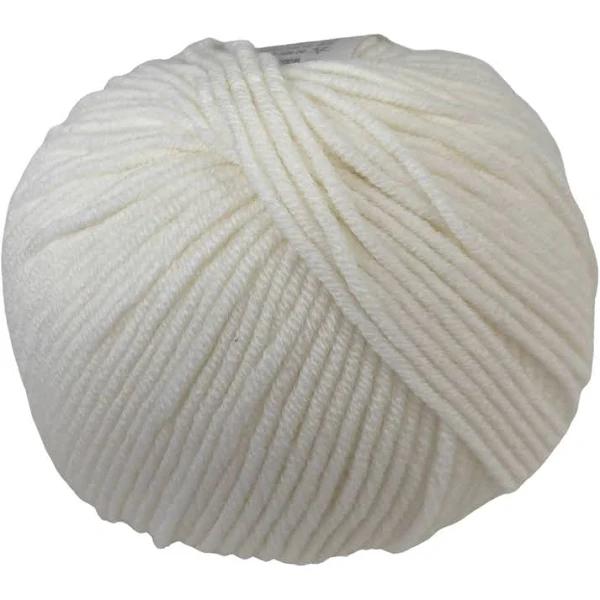 Cleckheaton Super Fine Merino 8ply-White - AfterPay & zipPay Available