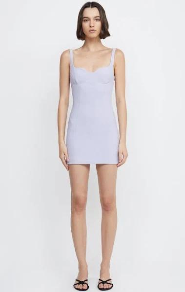 Zoey Mini Dress - Pale Lilac Purple Size 6 | Bec + Bridge