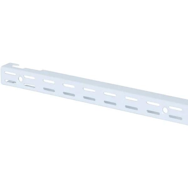 Flexi Storage Home Solutions 2133MM White Double Slot Wall Strip