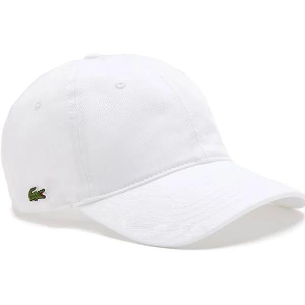 Lacoste Organic Cotton Cap - White