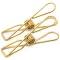 Morgan & Taylor Small & Large Stainless Steel Pegs 40 Pack in Gold