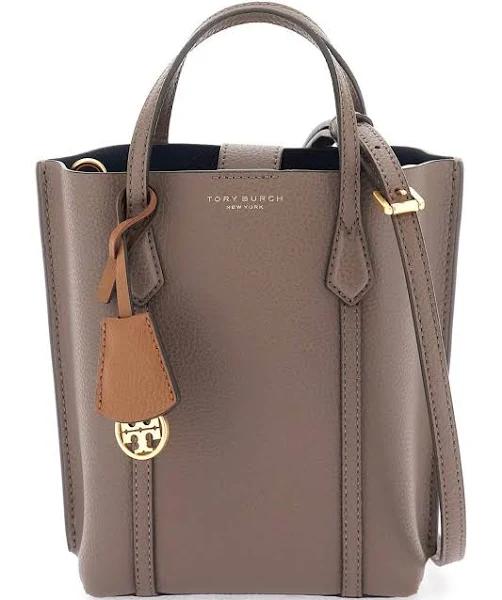 Tory Burch Perry Mini Crossbody Tote Clam Shell