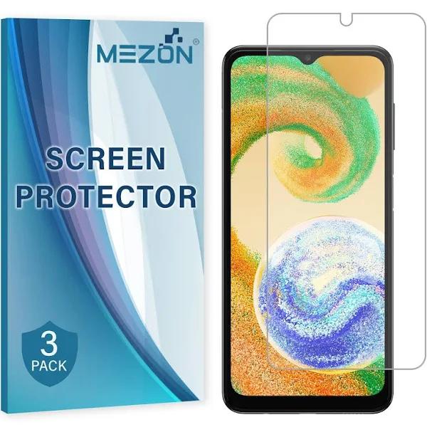 [3 Pack] MEZON Samsung Galaxy A04s Ultra Clear Screen Protector Case Friendly Film (Galaxy A04s, Clear)