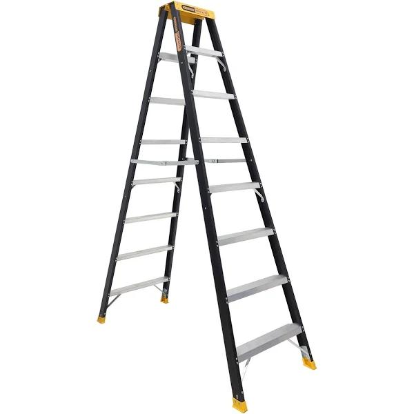 Gorilla Ladders 150kg Pro-Lite 8 Step Double Sided Fibreglass Ladder