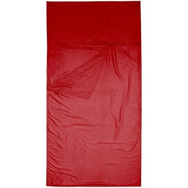 Smooth Silky Sleeping Bag Liner For Camping Hiking Hostel Travel, Red