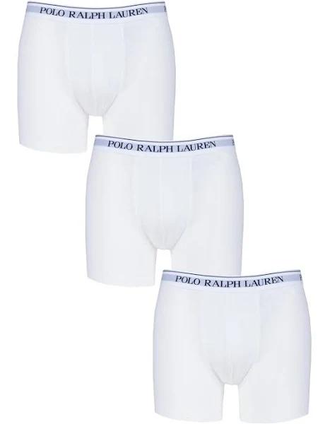 Polo Ralph Lauren Men's Boxer Brief - 3 Pack in White, Size Large | END. Clothing