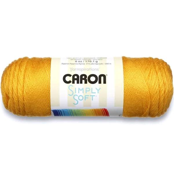 Caron Simply Soft Solids Yarn Gold - 170g