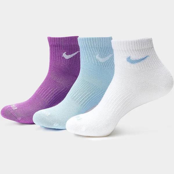 Nike U Everyday Plus Lightweight Ankle Sock 3-Pack Multi-Coloured