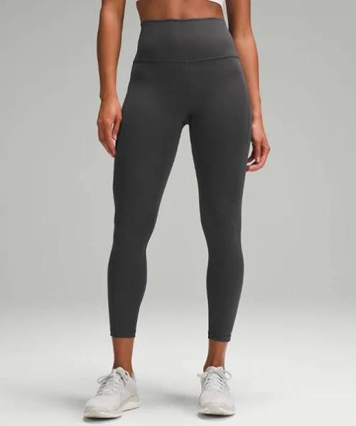 Women's Wunder Train High-Rise Tight with Pockets 25" in Graphite Grey Size 8 | by lululemon