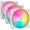 Corsair AR120 RGB White 120mm ARGB-compatible Fan, Triple Pack