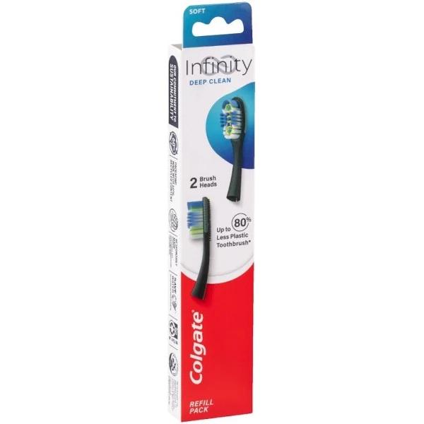 Colgate Infinity Manual Toothbrush Refill Deep Clean 2 Pack