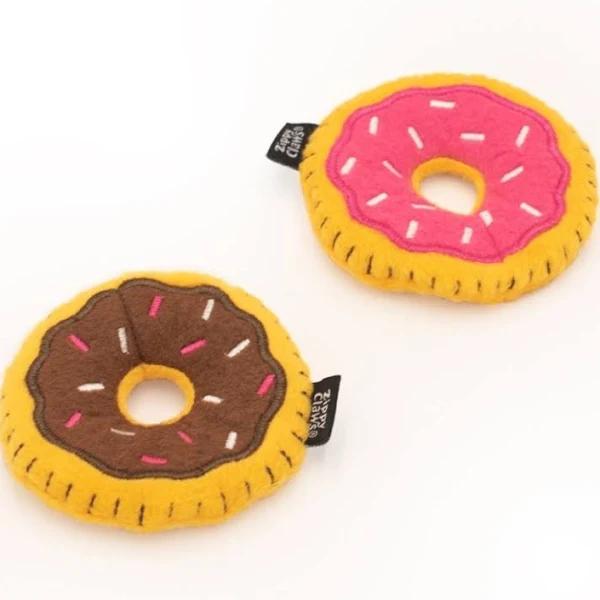 ZippyClaws Donutz Cat Toy, 2 Pack