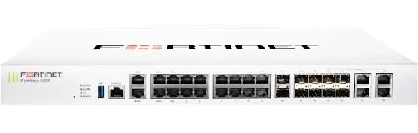 Fortinet (FG-100F) 22 x GE RJ45 Ports Including 2 x Wan Por