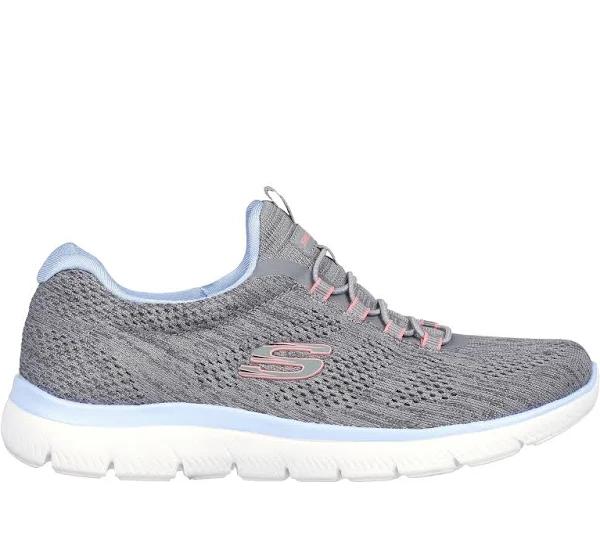 Skechers Summits - Fun Flair Wide Fit Grey Size 10 Female US | AfterPay Available