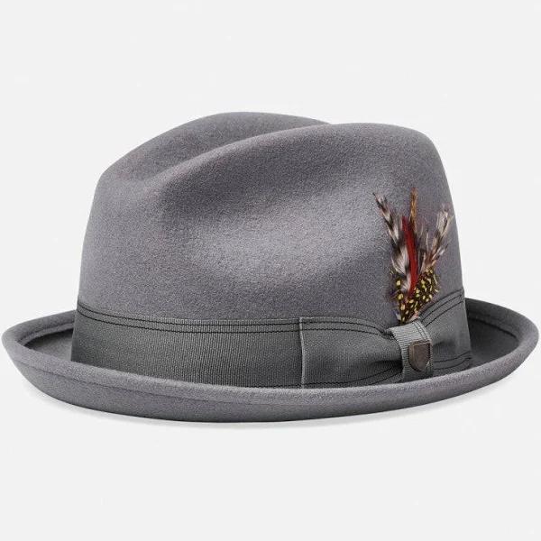 Brixton Gain Fedora Grey/Dark Grey XL