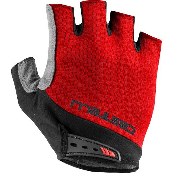 Castelli Entrata V Cycling Gloves - Red