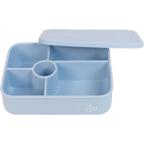 Powder Blue Large Silicone Bento Lunch Box