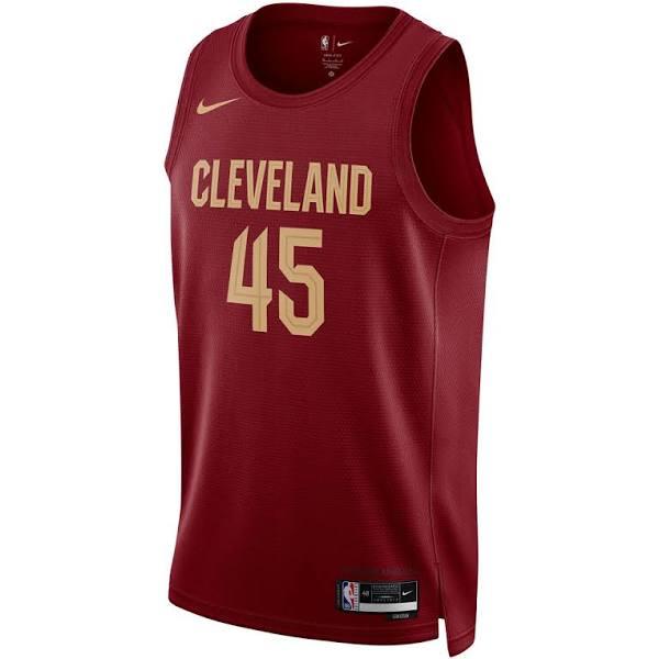 Nike Donovan Mitchell Cleveland Cavaliers Icon Edition Swingman Jersey - Red XXXL