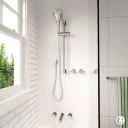 Caroma Luna Multifunction Rail Shower - Brushed Nickel