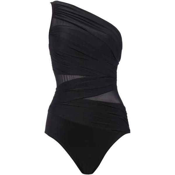 Miraclesuit Swim Network Jena One-piece Mesh Swimsuit Black