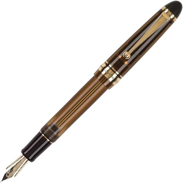 Pilot Fountain Pen - Custom 823 Medium Nib Amber Barrel | 60556