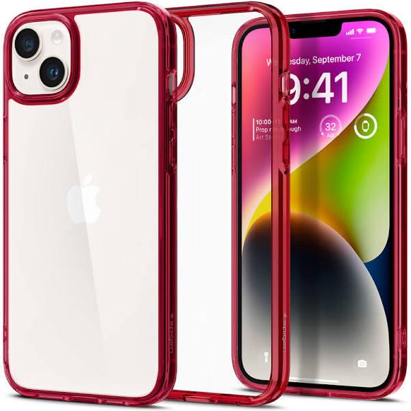 SPIGEN Ultra Hybrid Case For iPhone 14 Plus [Colour:Red Crystal]