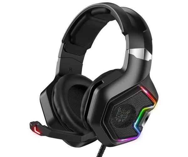 PS4 Headset -xbox One Headset Gaming Headset with with Mic & RGB Led Light For PS4,Super Nintendo,PC,Xbox One(Adapter Not Included)