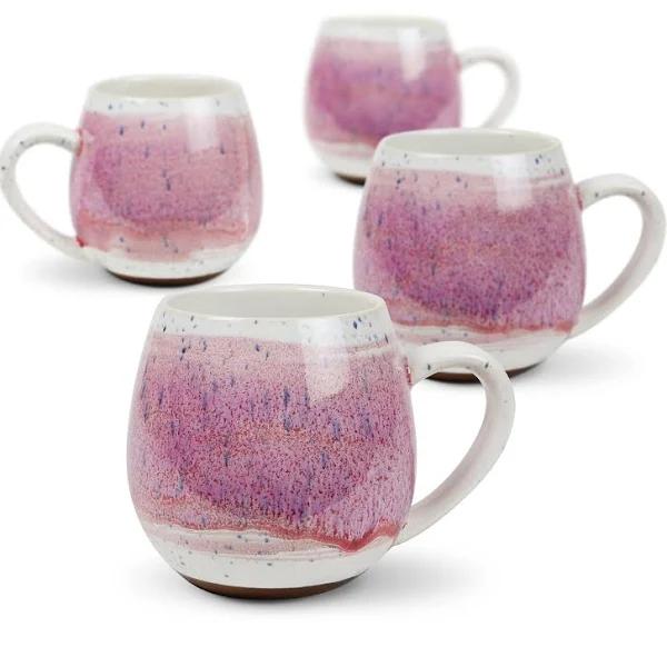 Robert Gordon Hug Me Mug Mediterranean Pink Set of 4