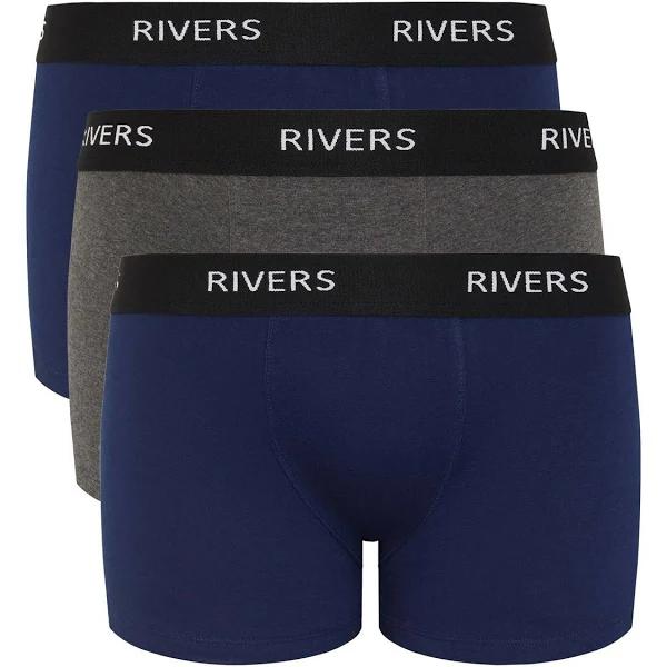 Rivers Underwear 3 Pack Boxer Briefs - Size S - Mens