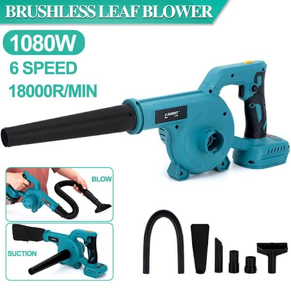 2-in-1 Cordless Electric Leaf Blower Dust Suction Vacuum Cleaner For