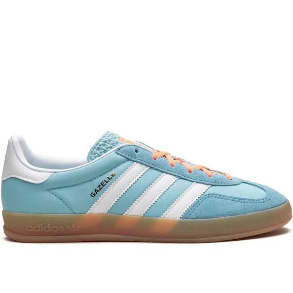 Adidas Gazelle Indoor Preloved Blue White Gum Shoes - Size 4 - Preloved blue/footwear White/Gum