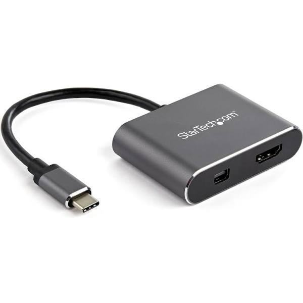 StarTech USB C Multiport Video Adapter - HDMI or Mini DisplayPort HDR