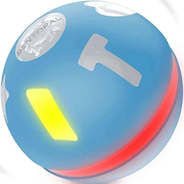 Bentopal Colourful LED Smart Ball Self Rolling Pet Toy - Blue