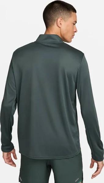 Nike Pacer Men's Dri-FIT 1/2-Zip Running Top - Green - Polyester - 50% Recycled Polyester