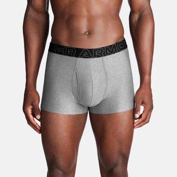 Under Armour Men's Performance Tech 3" 3-Pack Boxerjock Gray XXL