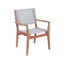 Mimosa Bordeaux Teak Sling Dining Chair