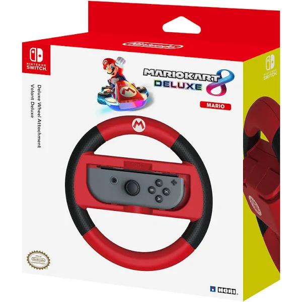 Hori Mario Kart 8 Deluxe Racing Wheel Mario, Nintendo Switch