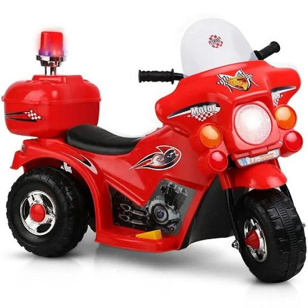 Rigo Kids Ride On Motorbike Motorcycle Car Red